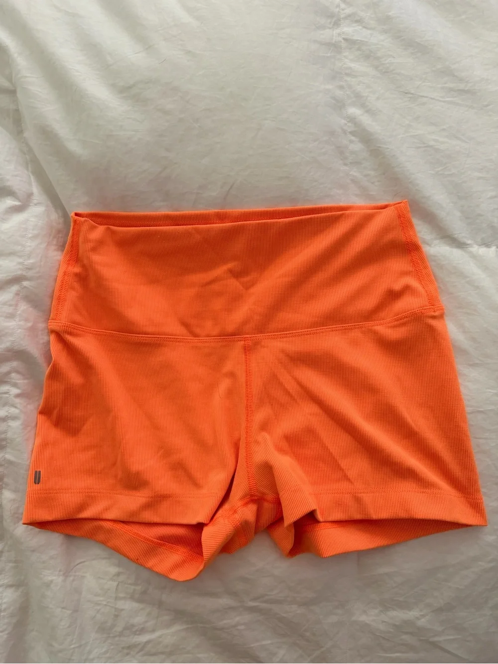 Nobull High-Waist Orange Women’s Performance Shorts